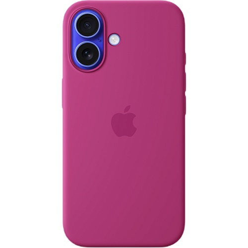 Чехол Apple Silicone Case with MagSafe для iPhone 16  Fuchsia (MYY53ZM/A)