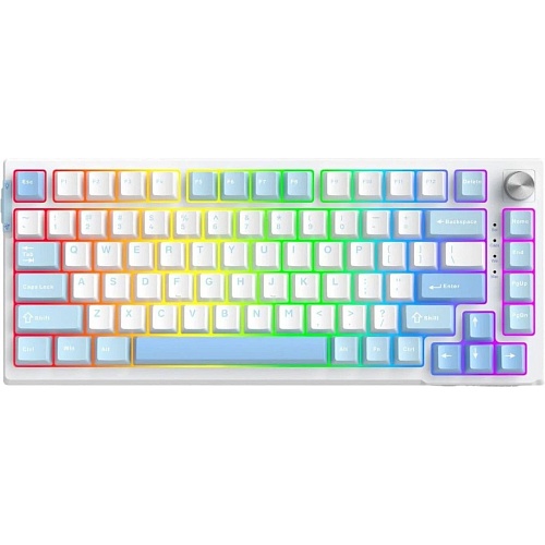Клавиатура MageGee SKY 81 RGB Pink Bear Switch Ice Sea Blue (6971969728844-UA)