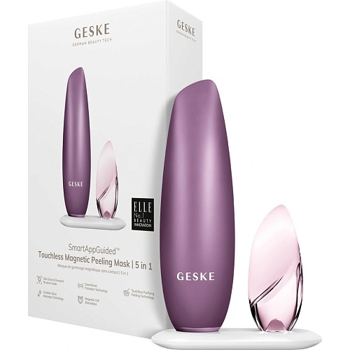 Магнитная пилинг-маска GESKE Touchless Magnetic Peeling Mask 5в1 Pink (HB0560)