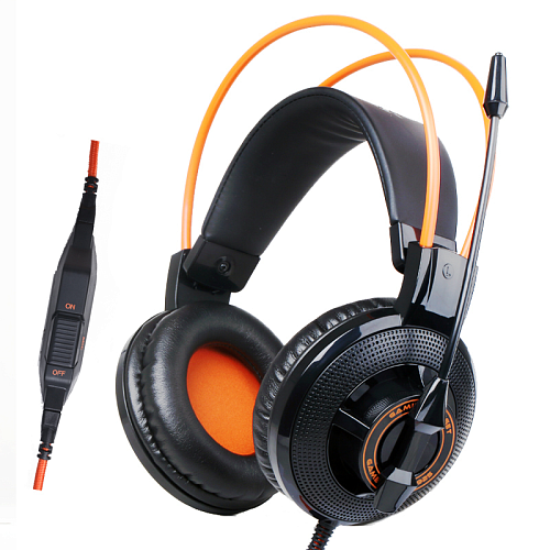 Игровые наушники Somic G925 Black/Orange (9590009919)