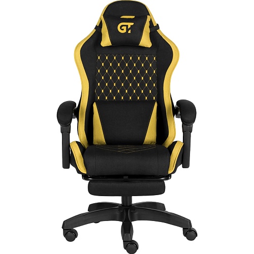 Геймерское кресло GT Racer X-2339 Fabric Black/Yellow