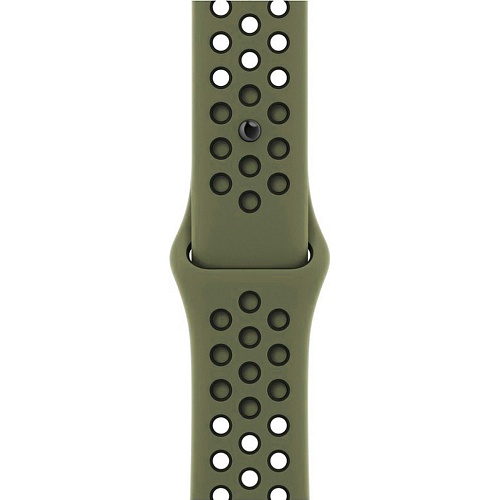 Ремешок Sport Nike для Apple Watch 42/44/45/46/49mm Olive Green/Black