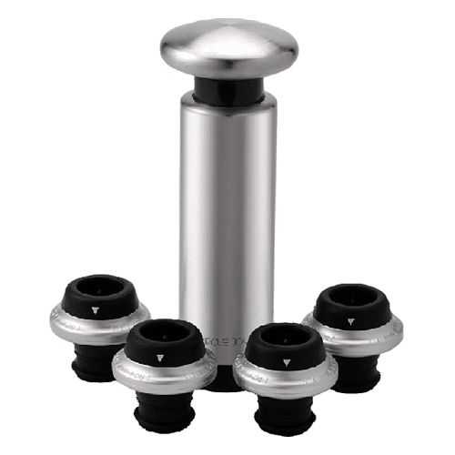 Набір для зберігання вина Xiaomi Circle Joy Vacuum Pump with 4pcs Stoppers Gift (CJ-JS05) - придбати в Дніпрі, Україні: ціна, характеристики | інтернет-магазин TOUCH