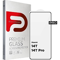 Захисне скло ArmorStandart Full Glue Pro для Xiaomi 14T / 14T Pro Black (ARM79330) - придбати в Дніпрі, Україні: ціна, характеристики | інтернет-магазин TOUCH