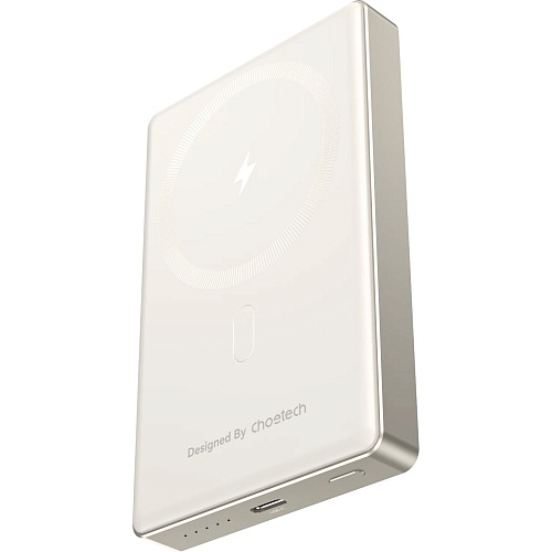 Внешний аккумулятор Choetech Magnetic Wireless B739-WH 10000mAh 20W White 