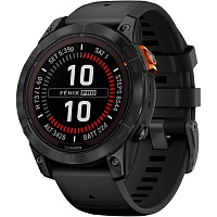 Смарт-годинник Garmin Fenix 7 Pro Solar Edition Slate Gray with Black Band (010-02777-00) - придбати в Дніпрі, Україні: ціна, характеристики | інтернет-магазин TOUCH