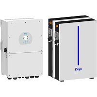 Система хранения энергии Deye SUN-16K-SG01LP1 16kW + 2 АКБ RW-M6.1-B 12.2 kWh (51.2V/120Ah/6144Wh)