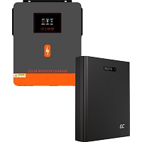 Гібридний сонячний інвертор Powmr POW-HVM6.2M-48V-N + АКБ Green Cell ESGC01 LiFePO4 5120Wh - придбати в Дніпрі, Україні: ціна, характеристики | інтернет-магазин TOUCH