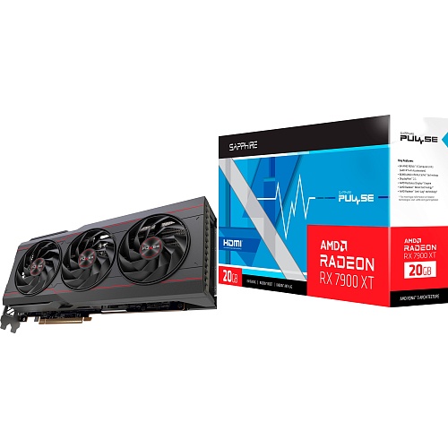 Видеокарта Sapphire Radeon RX 7900 XT Pulse 20G (11323-02-20G) UA