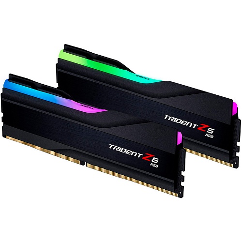 Модуль памяти DDR5 G.Skill Trident Z5 RGB 2x32GB 6000MHz Black (F5-6000J3040G32GX2-TZ5RK)