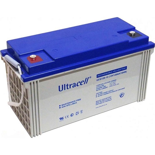 Аккумулятор Ultracell UCG120-12 GEL 12V (12V/120Ah/1440Wh)