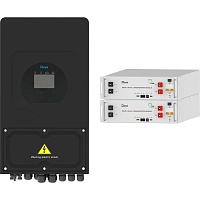 Система хранения энергии Deye SUN-5K-SG03 Black 5kW + 2 АКБ SE-G5.1 Pro-B 10.2Wh (51.2V/100Ah/5120Wh)