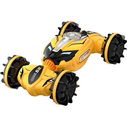 Машинка на радиоуправлении JJRC Q150 Twist Double-sided Transforming Climber Car Yellow