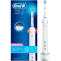 Електрична зубна щітка Oral-B D501 Pro 2 2000 White - придбати в Дніпрі, Україні: ціна, характеристики | інтернет-магазин TOUCH