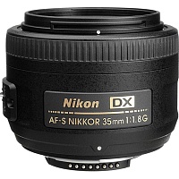 Об'єктив Nikon AF-S DX 35mm f/1.8G Nikkor (JAA132DA) - придбати в Дніпрі, Україні: ціна, характеристики | інтернет-магазин TOUCH