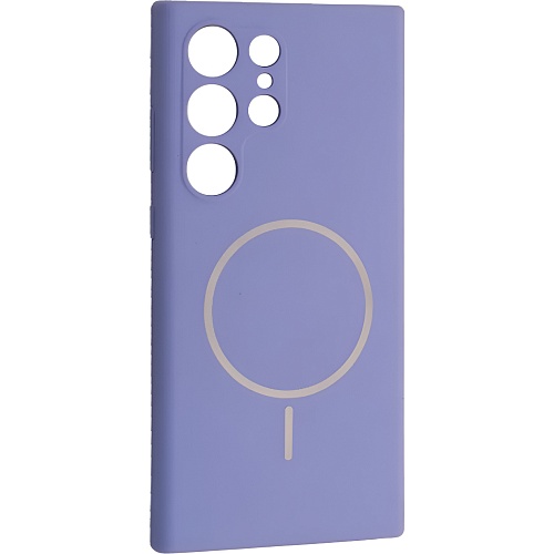 Чехол DK Luxury Silicone Case with MagSafe для Samsung Galaxy S25 Ultra Elegant Purple
