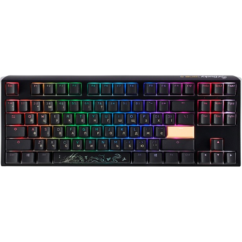 Клавиатура Ducky One 3 TKL Cherry MX Speed Silver RGB Black (DKON2187ST-PUAPXCLAWSC1) UA