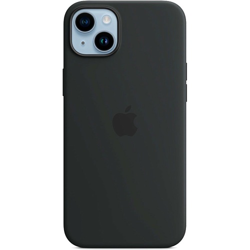 Чехол Silicone Case с MagSafe для Apple iPhone 14 Plus (Midnight) ААА