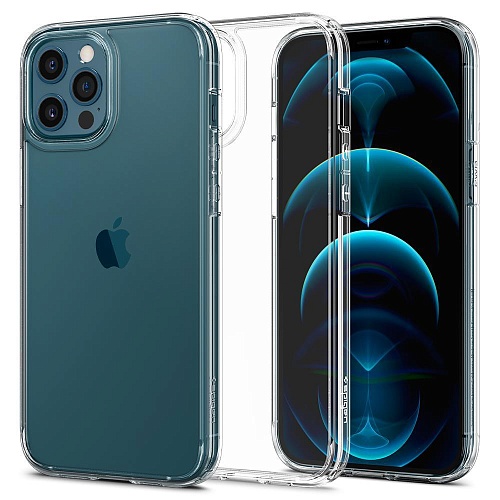 Чехол Spigen Ultra Hybrid Case для Apple iPhone 12/12 Pro Crystal Clear (ACS01702)