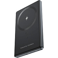Зовнішній акумулятор Choetech Magnetic Wireless B738-BK 5000mAh 20W Black  - придбати в Дніпрі, Україні: ціна, характеристики | інтернет-магазин TOUCH