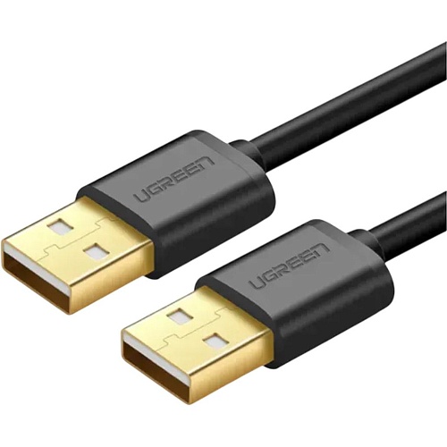 Кабель-удлинитель Ugreen US103 USB-A 2.0 Male to Female 1.5m Black (10315)