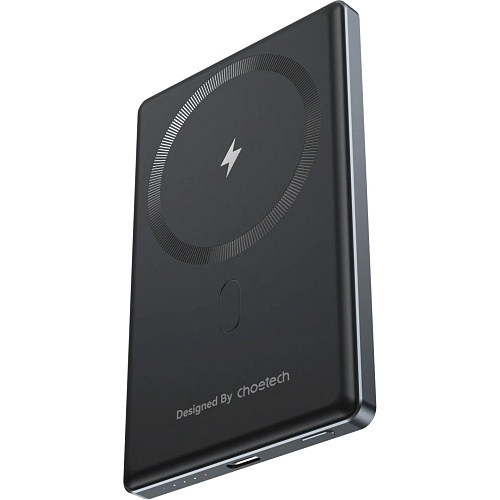 Внешний аккумулятор Choetech Magnetic Wireless B738-BK 5000mAh 20W Black 