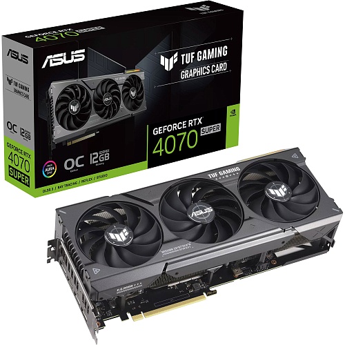 Видеокарта Asus TUF Gaming GeForce RTX 4070 SUPER 12G OC (TUF-RTX4070S-O12G-GAMING)