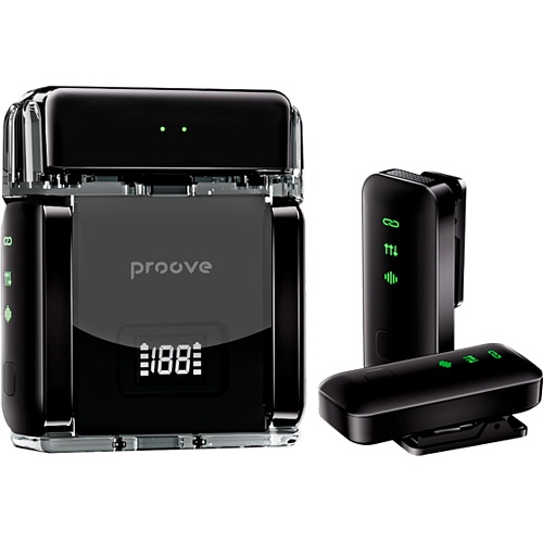 Микрофонная радиосистема Proove Live Type-C/Lightning Black (PLWM00012101)