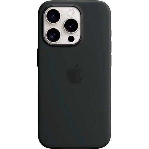 Чохол Silicone Case with MagSafe для Apple iPhone 15 Pro Black AAA - придбати в Дніпрі, Україні: ціна, характеристики | інтернет-магазин TOUCH