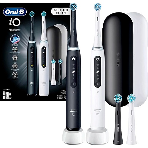 Электрическая зубная щетка Oral-B iO Series 5 iOG5D.4M6.3K Black and White
