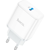 Сетевое зарядное устройство Hoco C104A Stage PD20W White (6931474782892)