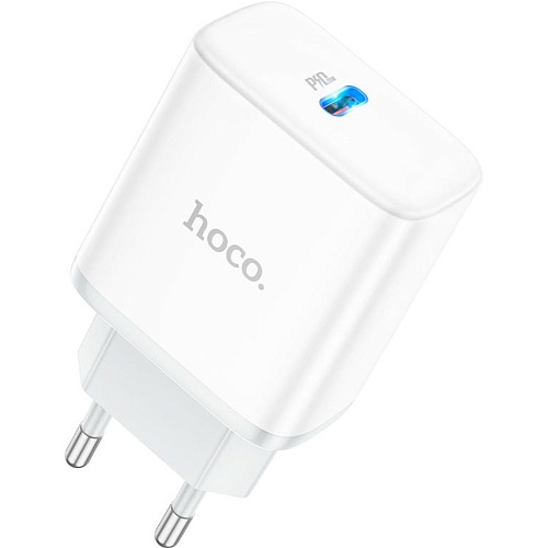 Мережевий зарядний пристрій Hoco C104A Stage PD20W White (6931474782892) - придбати в Дніпрі, Україні: ціна, характеристики | інтернет-магазин TOUCH