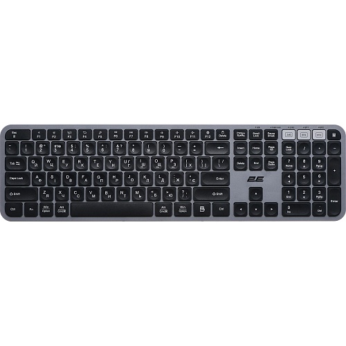 Клавіатура 2E KS240 Wireless UA Grey (2E-KS240WG_UA) - придбати в Дніпрі, Україні: ціна, характеристики | інтернет-магазин TOUCH