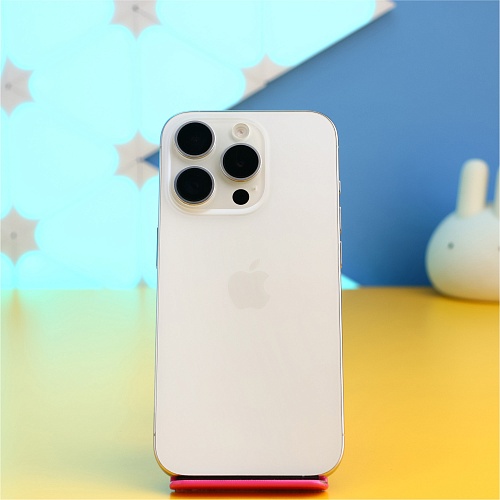 Смартфон Apple iPhone 15 Pro 128GB White Titanium (MTUW3) Б/У - придбати в Дніпрі, Україні: ціна, характеристики | інтернет-магазин TOUCH