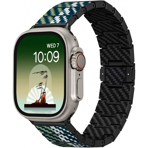 Ремешок Pitaka Chroma Carbon Band Poetry для Apple Watch 42/44/45/49mm Things Wind (AWB2305)