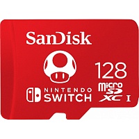 Карта памяти SanDisk microSDXC 128GB A1 UHS-I Ultra for Nintendo Switch (SDSQXAO-128G-GNCZN)