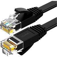 Патч-корд Ugreen NW102 Cat 6 U/UTP Lan Flat Cable 1m Black (50173) - придбати в Дніпрі, Україні: ціна, характеристики | інтернет-магазин TOUCH