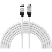 Кабель Baseus CoolPlay Series USB-C to USB-C 100W 2m White (CAKW000302)