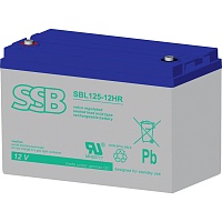 Аккумулятор SSB SBL125-12HR AGM 12V (12V/100Ah/1200Wh)