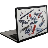 Пластиковая накладка (верх и низ) Skinarma HENKO для Apple MacBook Air 13" M2-M5 A2681/A3113/A3240 2022-2026 Frost Clear (SK-MBAM2-HENFRT)