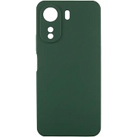 Чехол GETMAN Liquid Silk Full Camera для Redmi 13C / Poco C65 Dark Green