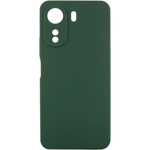 Чехол GETMAN Liquid Silk Full Camera для Redmi 13C / Poco C65 Dark Green