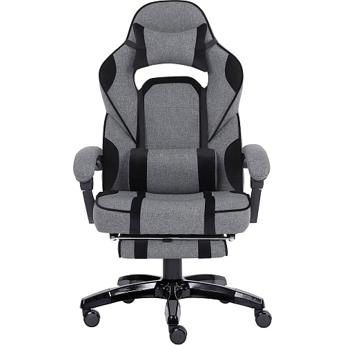 Геймерское кресло GT Racer X-2749-1 Fabric Gray\Black Suede