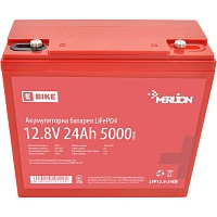Аккумулятор Merlion LiFePO4 12V (12.8V/24Ah/307.2Wh) (LFP12.8-24EB)