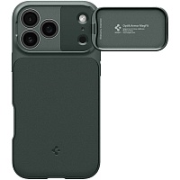 Чехол Spigen Optik Armor для iPhone 17 Pro Max Abyss Green (ACS09901)