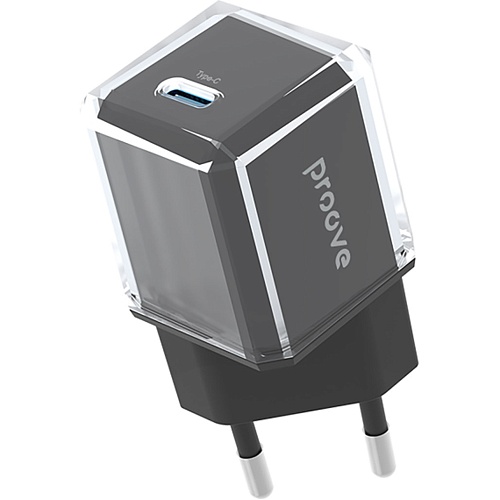 Сетевое зарядное устройство Proove Pure GaN 30W USB-C Black (WCPU30012201)