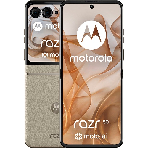 Смартфон Motorola Razr 50 8/256GB Beach Sand (PB200051RS) UA-UCRF