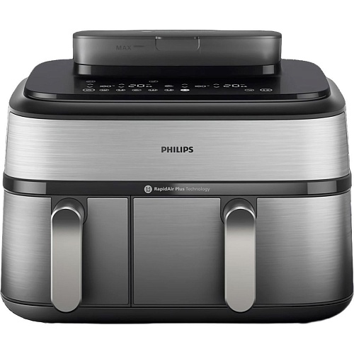 Мультипіч Philips Dual Basket Airfryer 5000 Series NA555/00 Вітрина - придбати в Дніпрі, Україні: ціна, характеристики | інтернет-магазин TOUCH