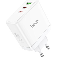 Мережевий зарядний пристрій Hoco N30 Glory PD65W White (784155) - придбати в Дніпрі, Україні: ціна, характеристики | інтернет-магазин TOUCH