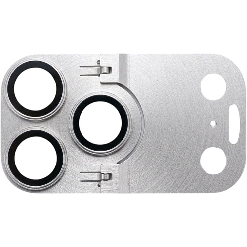 Защитное стекло на камеру iLera FocusPro Lens Stand для Apple iPhone 18 Pro Silver (iLFPST18PRSL)